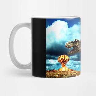 8 Bit Dinosaur Rider Mug